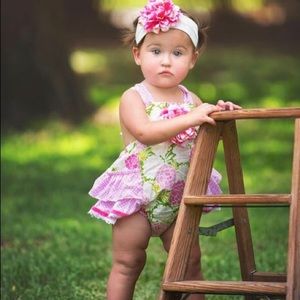 Haute baby flower romper
